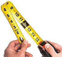 CRESCENT LUFKIN Shockforce Dual-Sided Tape Measure 1-3/16"