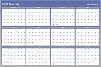 AT-A-GLANCE Reversible Vertical/Horizontal Erasable Wall Calendar, 48" x 32"