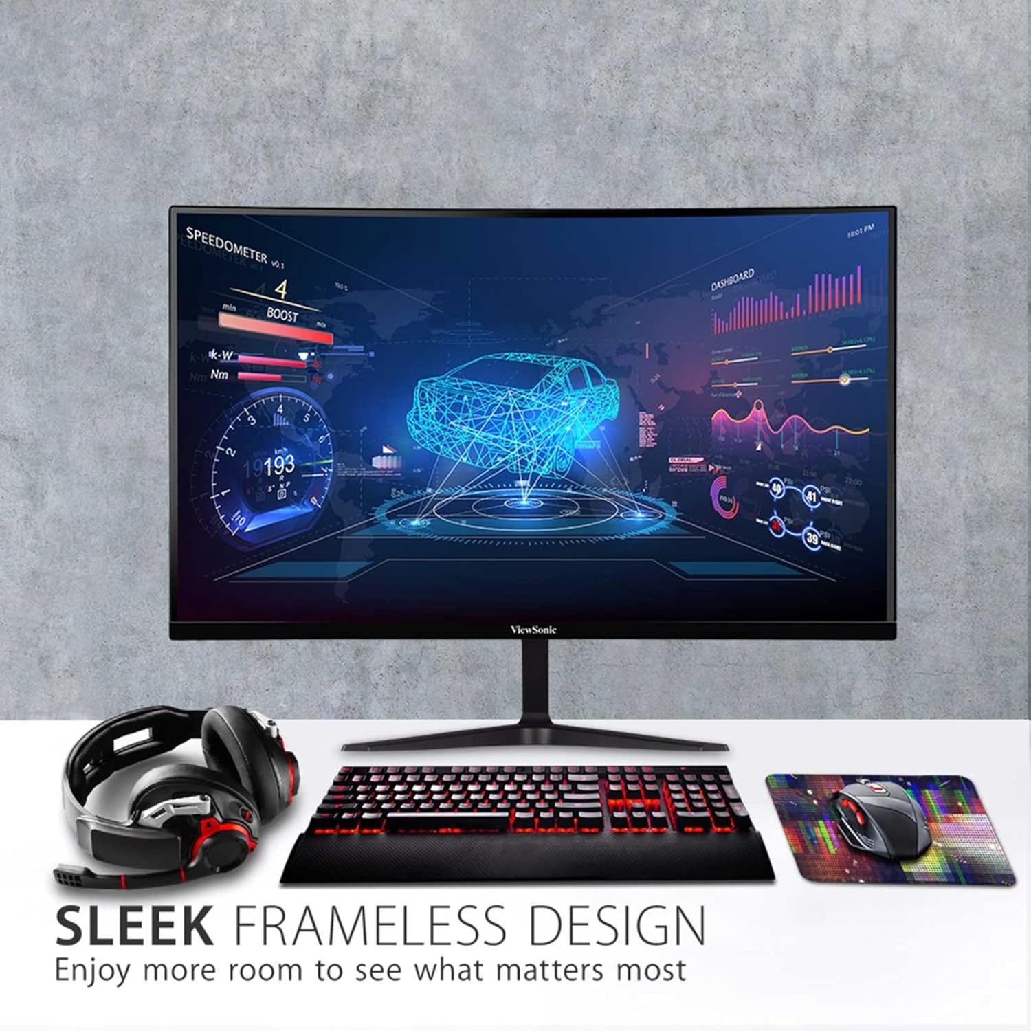 ViewSonic VX Series Gaming Monitor with FreeSync Premium and Eye Care