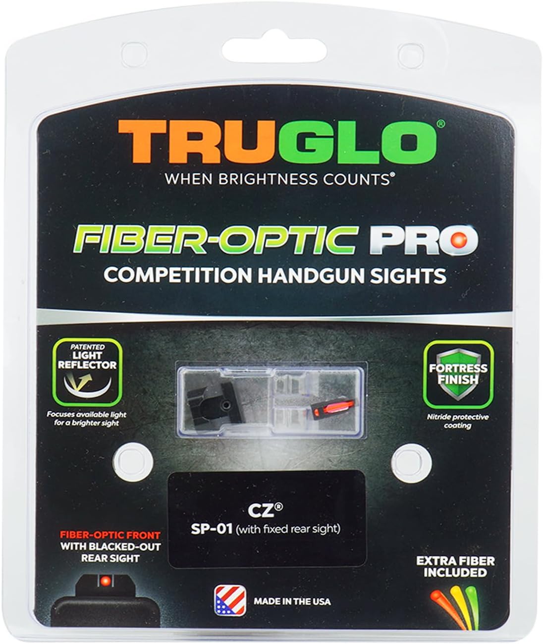 TRUGLO Fiber-Optic Pro Handgun Night Sight