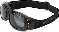 Bobster Cruiser 2 Goggles, Black Frame/3 Lenses (Smoked, Amber and Clear)