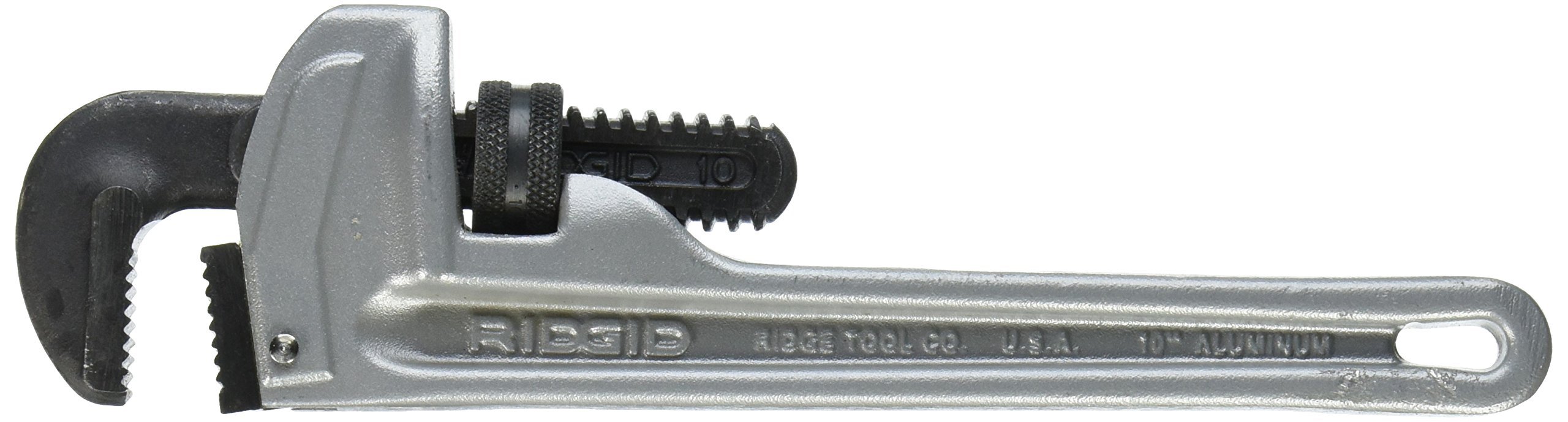 RIDGID 31090 10" Aluminum Straight Pipe Wrench - Model 810