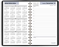 AT-A-GLANCE 2025 Appointment Book Planner, Daily, 5" x 8", Small, Hourly, DayMinder, Black (SK440025) 2025 New Edition Hourly
