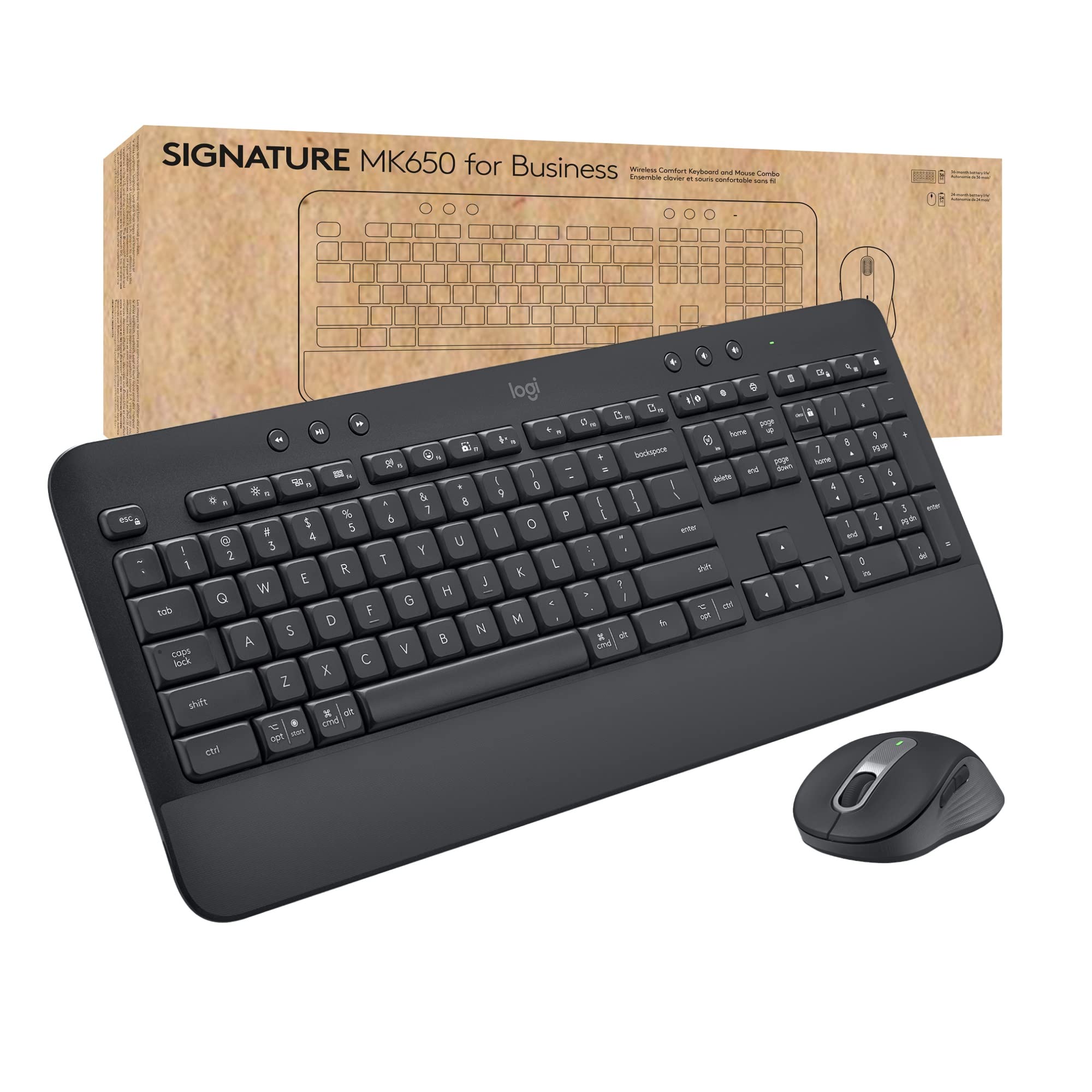 LOGITECH Signature MK650 Combo for Business - Wireless Keyboard and Mouse