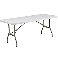 Flash Furniture Elon Rectangular Plastic Folding Event Table