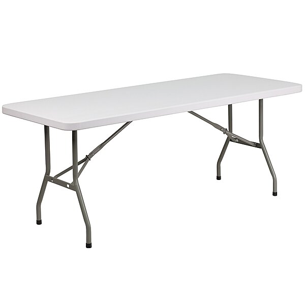 Flash Furniture Elon Rectangular Plastic Folding Event Table