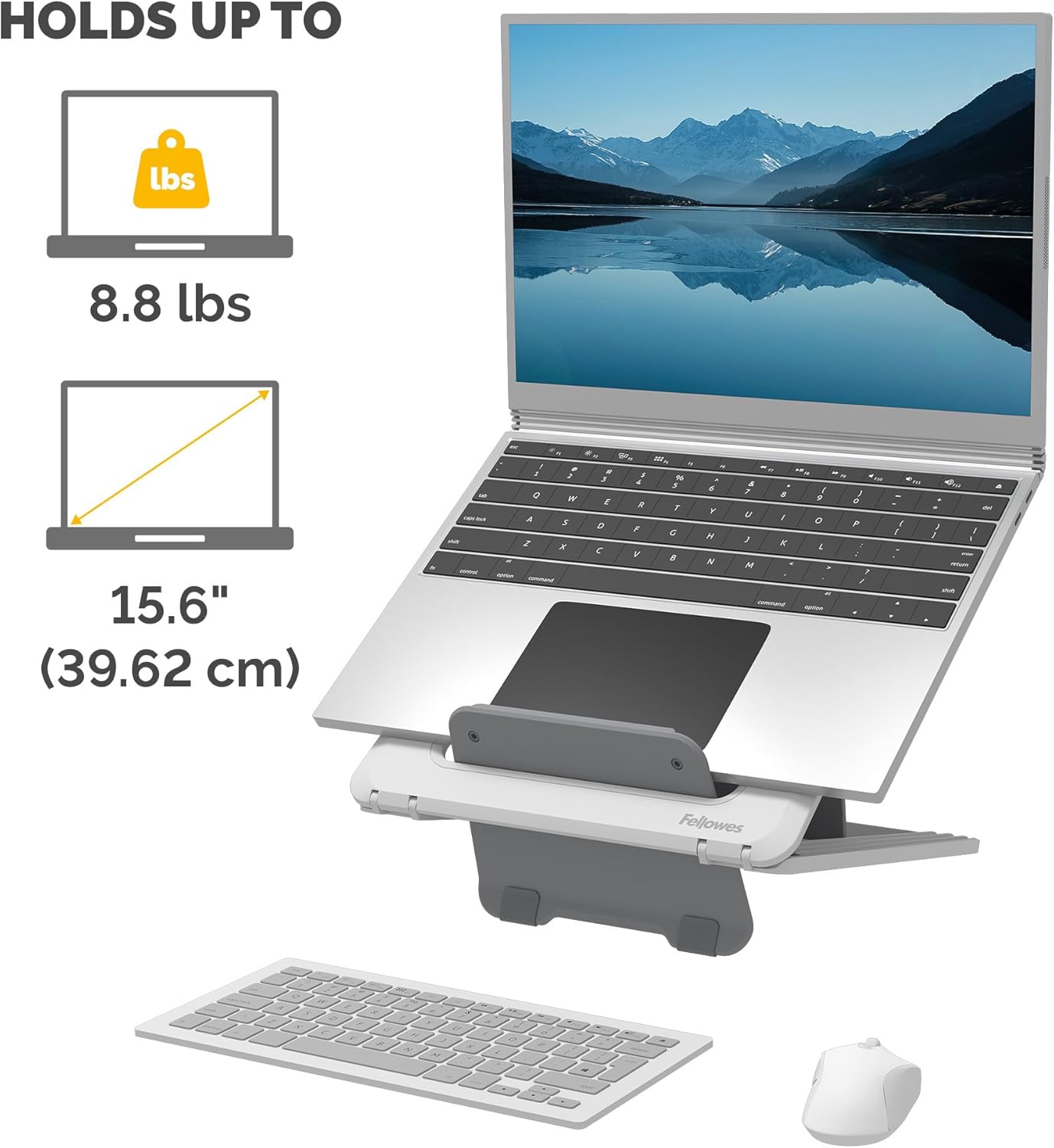 Fellowes Breyta Adjustable Laptop Stand, 12 Height Adjustments