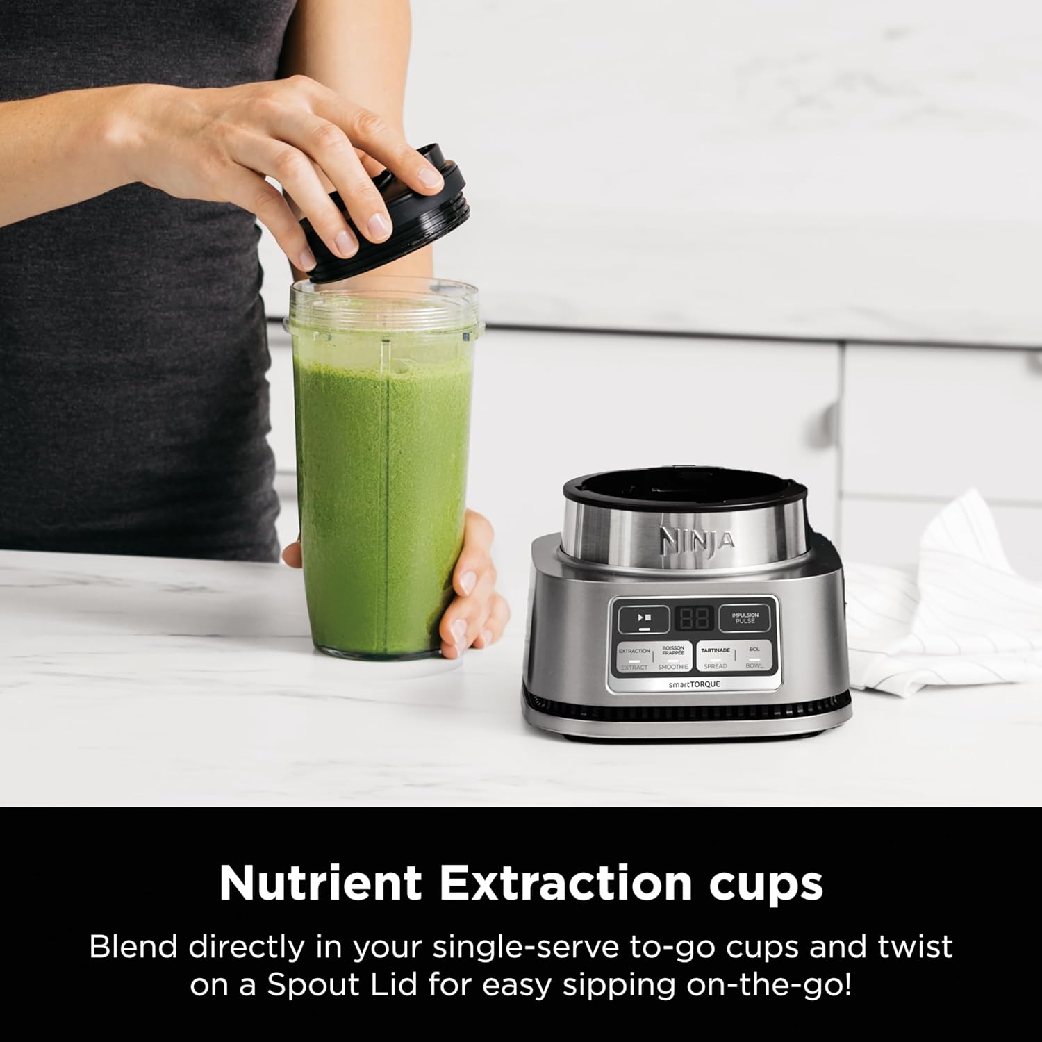Ninja Blenders for Kitchen | Smoothie Blender, Mixer, Grinder - Premium Blending Performance for Sauces, Frozen Drinks