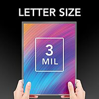 GBC EZUse Thermal Laminating Pouches, Letter Size, 3 Mil