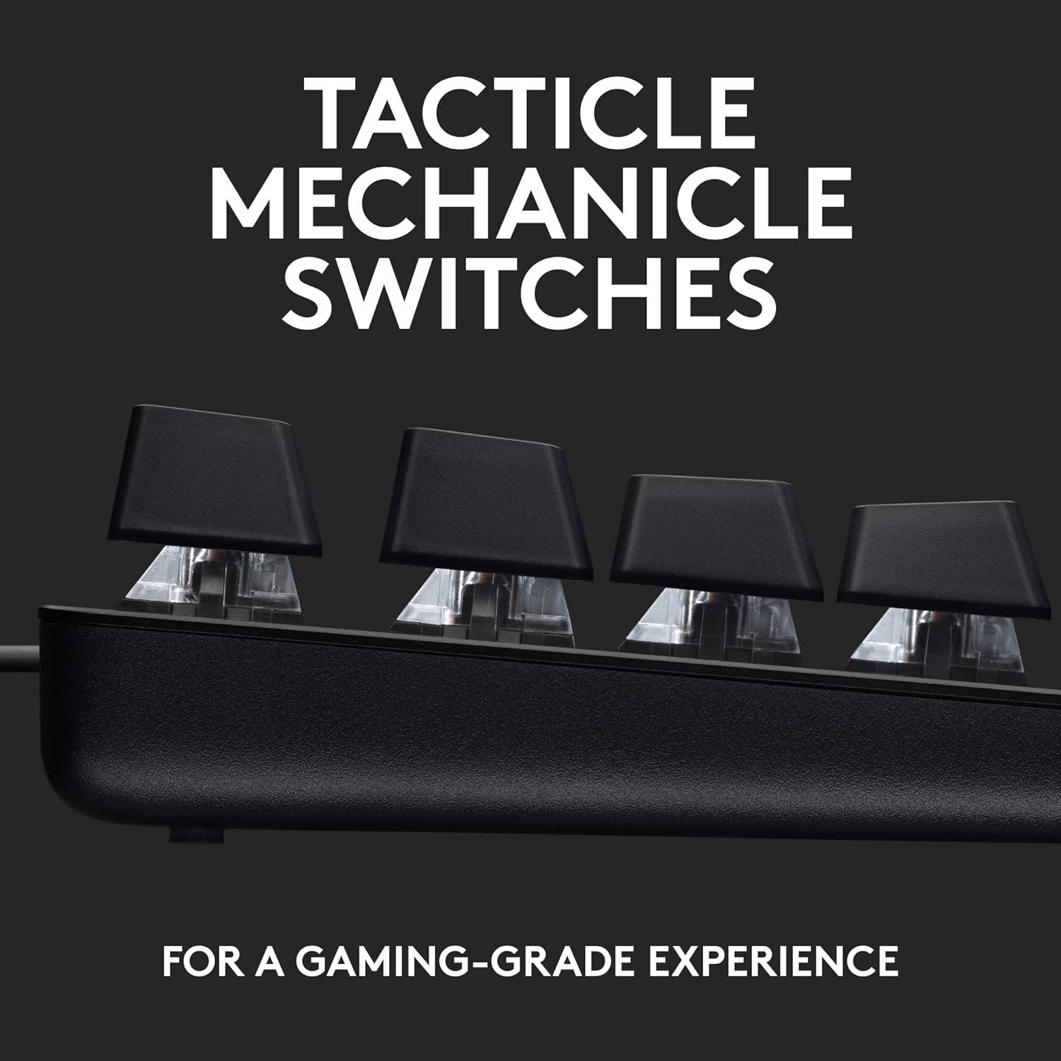Logitech G413 SE Full-Size Mechanical Gaming Keyboard - Backlit Keyboard with Tactile Mechanical Switches, Anti-Ghosting