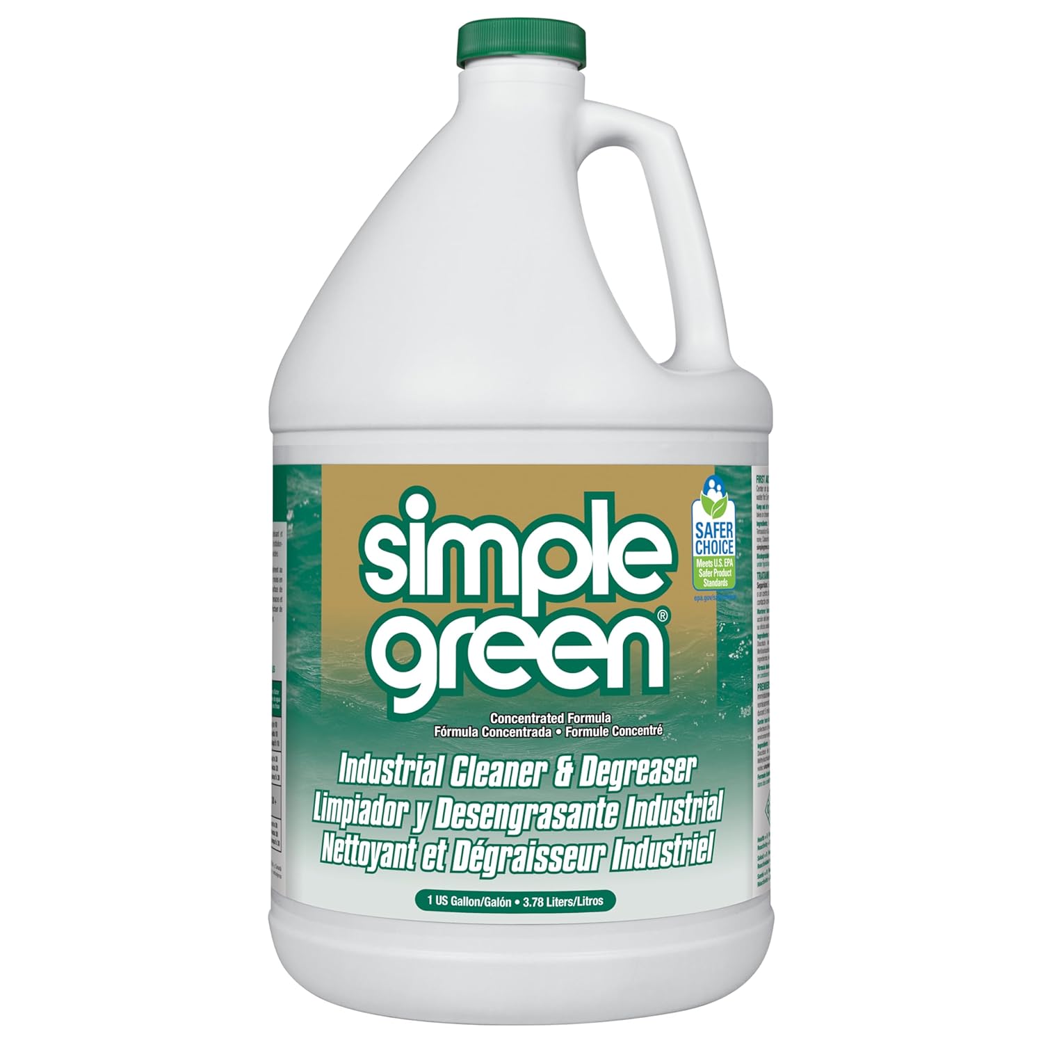 Simple Green 13005CT Industrial Cleaner and Degreaser, Concentrated, 127.8 Fl Oz, Pack of 1