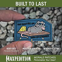 MAXPEDITION 3D Morale Patch with Hook Back