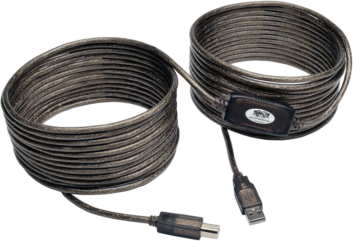 Tripp Lite USB 2.0 Hi-Speed A/B Active Repeater Cable (Male-to-Male)