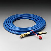 3M Supplied Air Respirator Hose W-9435-25/07010(AAD), 25 ft, 3/8 in ID, Industrial Interchange Fittings