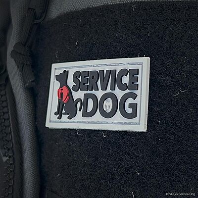 MAXPEDITION Service Dog 3D PVC Morale Patch