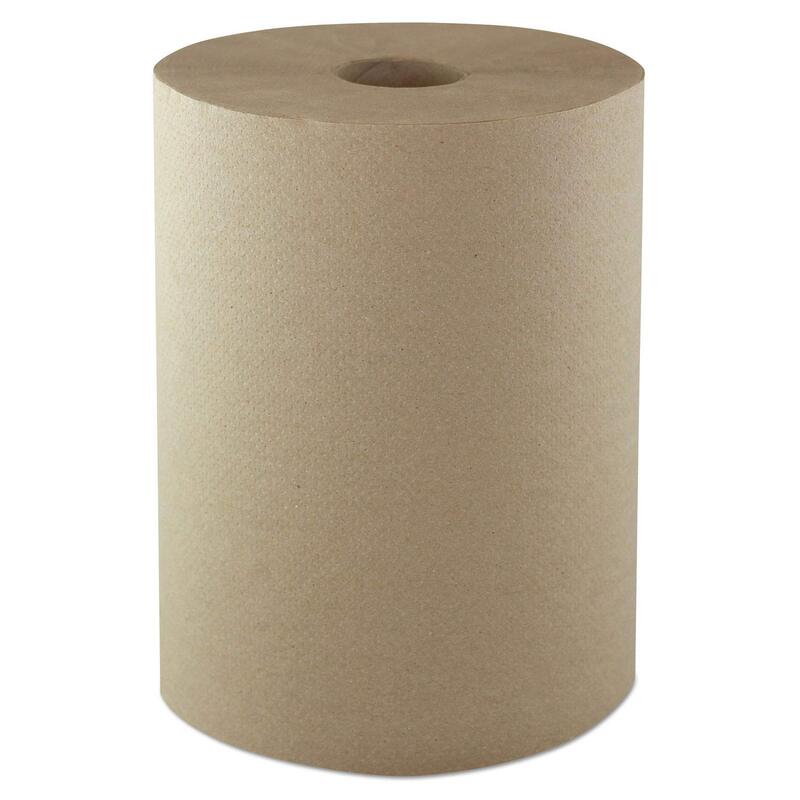 Morcon Tissue 10 Inch Roll Towels, 1-Ply, 10in x 800 ft, Kraft, 6 Rolls/Carton