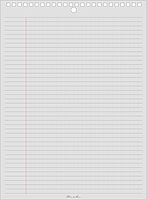 Rite in the Rain Weatherproof Legal Pad, 8.5" x 11", Gray Cover, Legal Pattern (No. LP785) 1 Pack