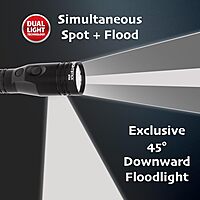 Nightstick Full-Size Black NSR-9744XL Metal Multi-Function Rechargeable Led Flashlight