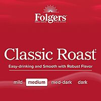 Folgers Classic Roast Ground Coffee, Medium Roast Coffee, 25.9 Ounce Canister