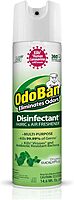 OdoBan Ready-to-Use 360-Degree Continuous Spray Disinfectant & Harsh Aroma Eliminator, Fabric and Air Freshener, Made in the USA, Original Eucalyptus Scent, 14.6 Ounces 14.6 Fl Oz (Pack of 1)