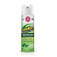 OdoBan Ready-to-Use 360-Degree Continuous Spray Disinfectant & Harsh Aroma Eliminator, Fabric and Air Freshener, Made in the USA, Original Eucalyptus Scent, 14.6 Ounces 14.6 Fl Oz (Pack of 1)
