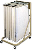 Safco 5026 Mobile Stand, Store Large Documents, Plans, Blueprints, CAD Drawings and More, 4 Rolling Caster Wheels, Tropic Sand