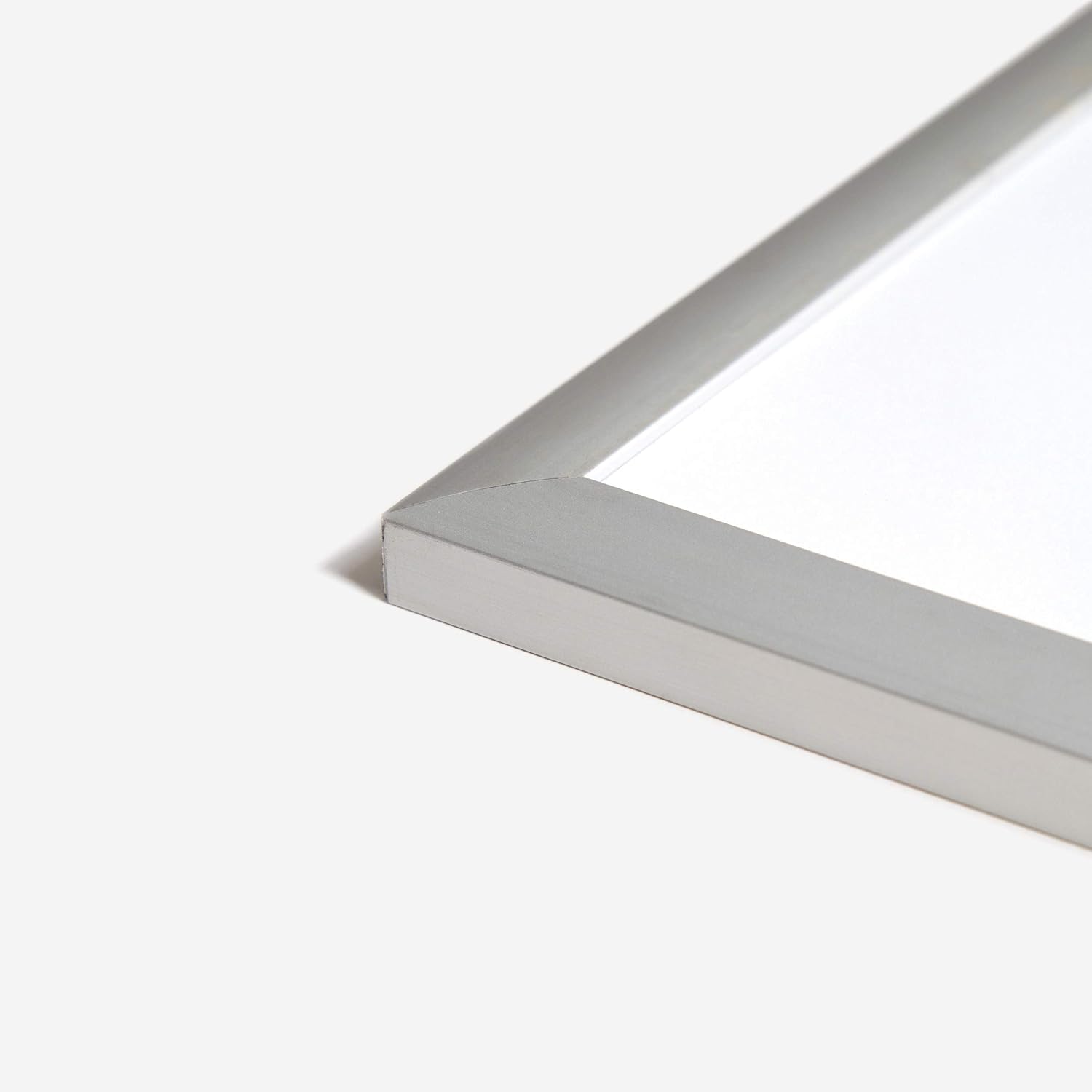 U BRANDS Melamine Non-Magnetic Dry-Erase Board, Silver Aluminum Frame