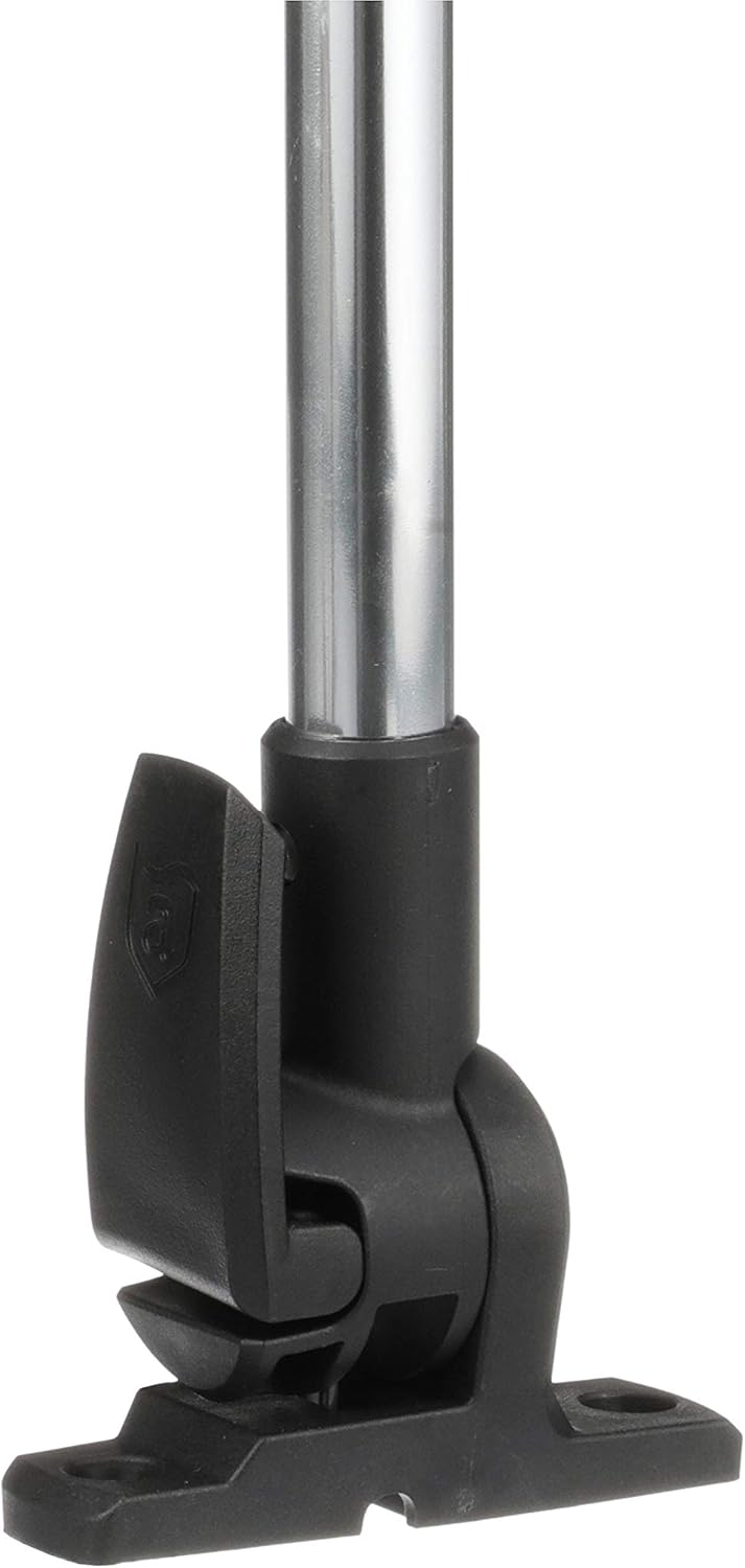 Attwood 5350-PA20-7 All-Round Incandescent Fold Down Navigation Light, Horizontal Mount, Black Base, 20-Inch