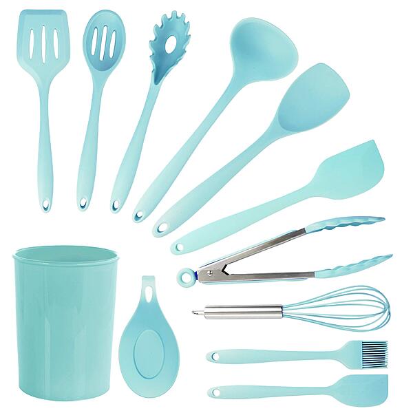 MegaChef 12-Piece Silicone Kitchen Utensil Set