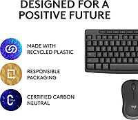 Logitech MK370 Combo for Business, Wireless Full-Size Keyboard and Wireless Mouse, Secure Logi Bolt USB Receiver, Bluetooth