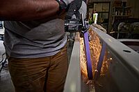 Ingersoll Rand Pneumatic Belt Sander, 0.6 HP, 20,000 RPM