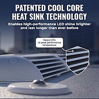 Black Oak Low Pro™ Marine LED Light Bar - Low Profile, 12,000+ Lumens, IP69K