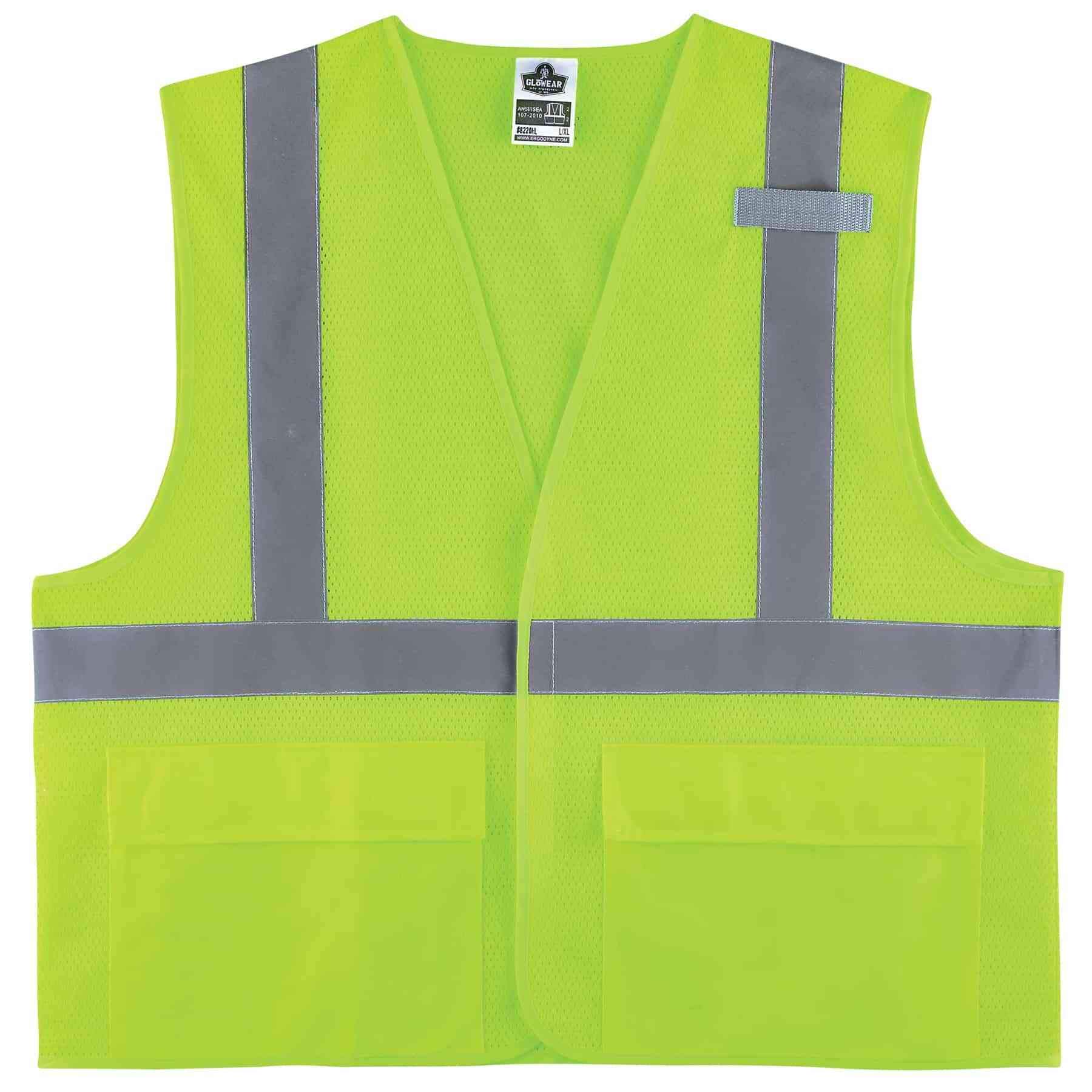 Ergodyne GloWear 8220HL High-Visibility Reflective Safety Vest Type R Class 2