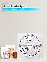 BLACK+DECKER Portable Indoor Fans, 3-Speed Tabletop & Floor