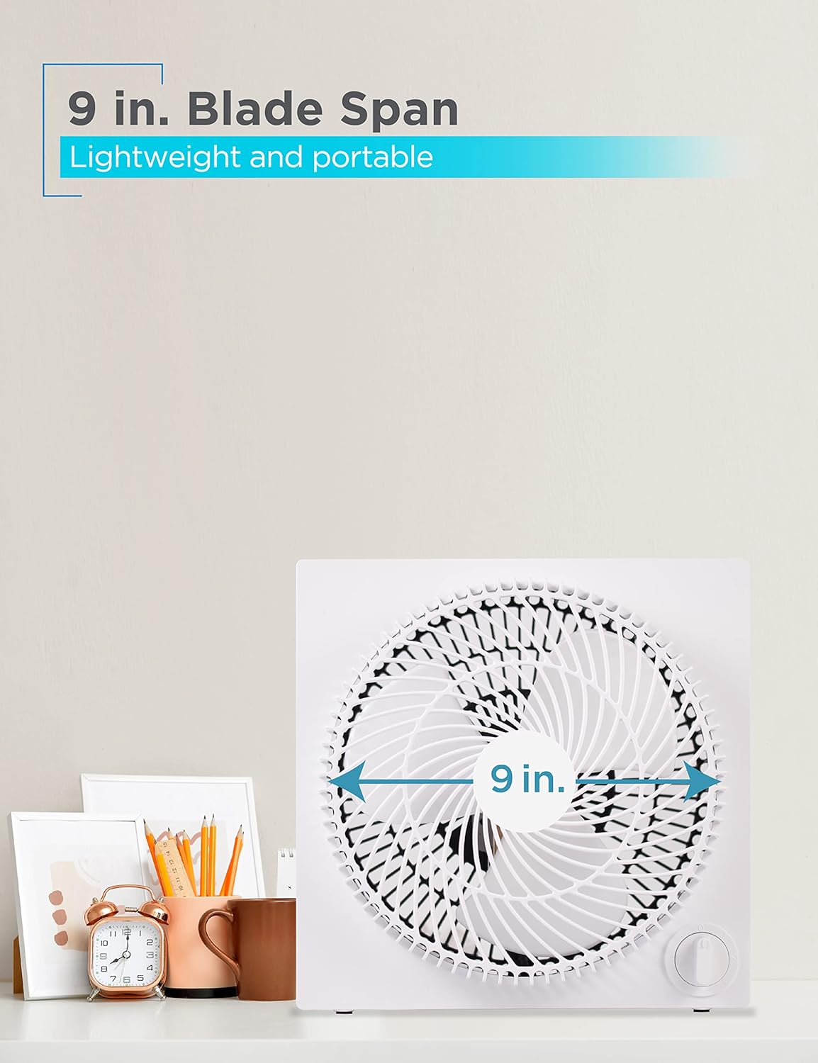 BLACK+DECKER Portable Indoor Fans, 3-Speed Tabletop & Floor