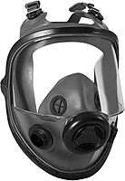 North 5400 Series Niosh-Approved Full Facepiece Respirator, Med/Large (54001) 1 Count (Pack of 1)
