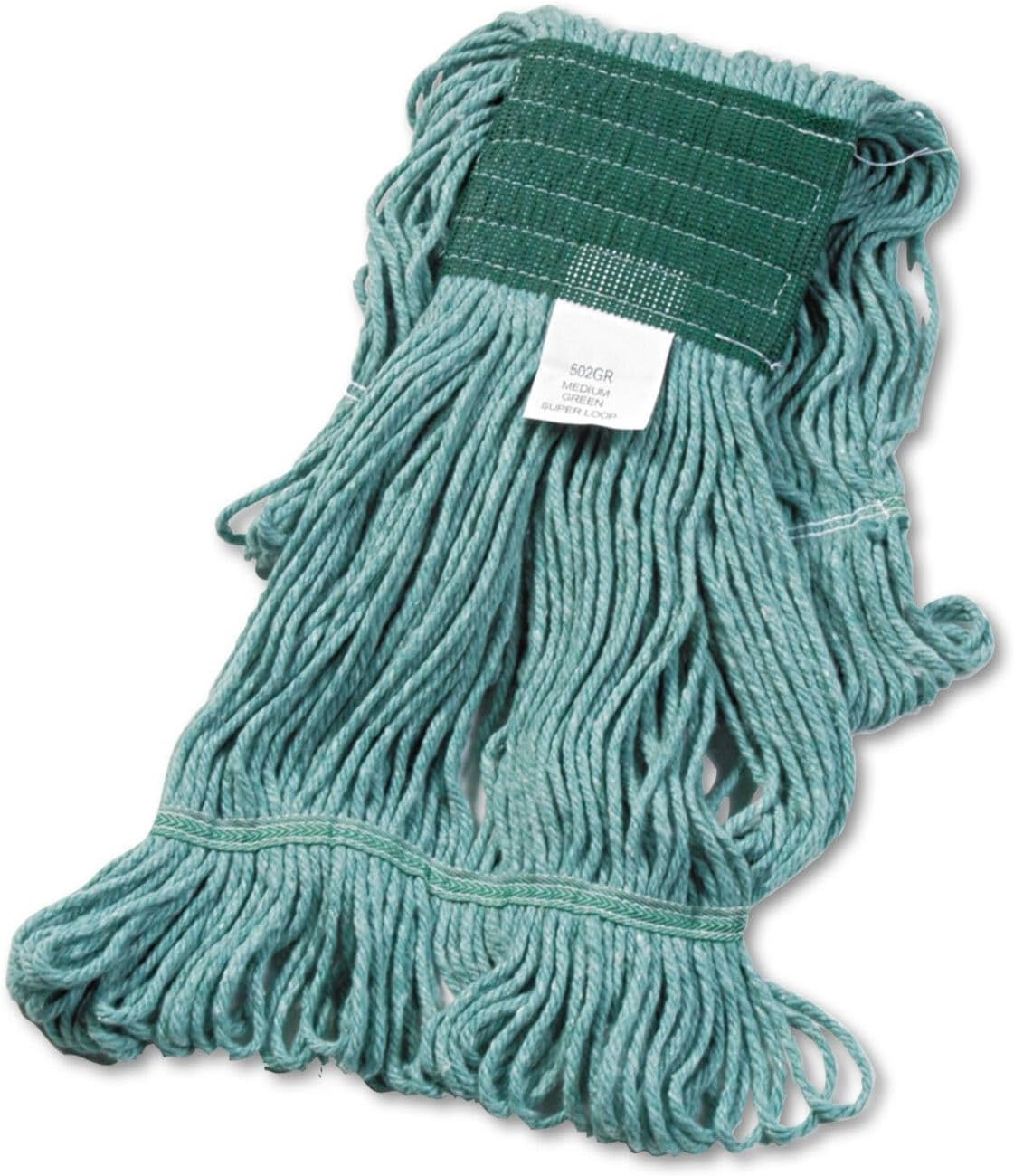 Boardwalk Super Loop Wet Mop Head, Medium, Green