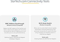 StarTech.com USB to Gigabit Ethernet Adapter with USB Port