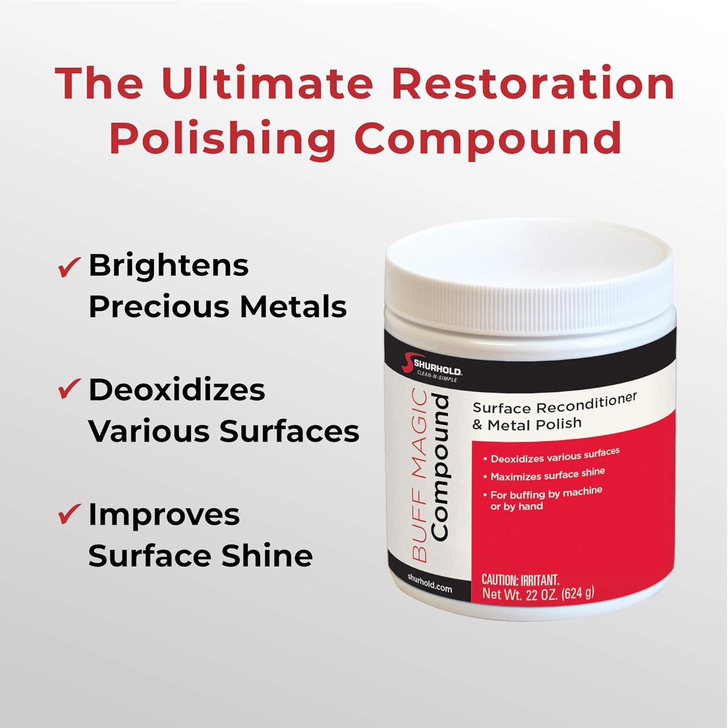 Shurhold Yacht Brite YBP-0101 Buff Magic Jar - 22 oz. 22 oz Pink