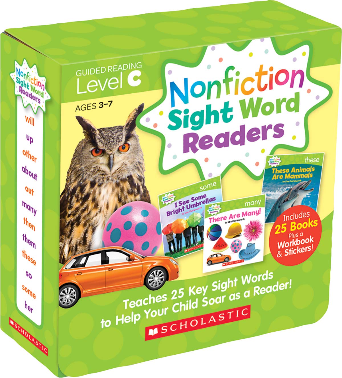 Scholastic Teacher Resources Nonfiction Sight Word Readers Parent Pack, Level C, Pre-K To 1st Grade
