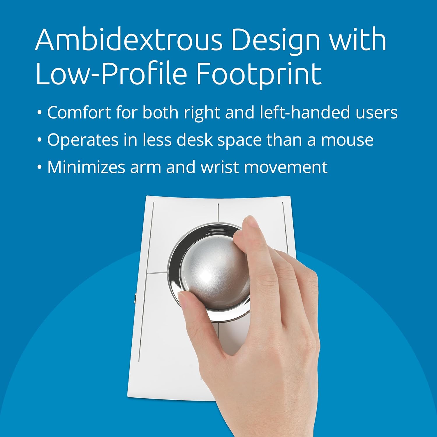 Kensington SlimBlade Pro Rechargeable Wireless Trackball