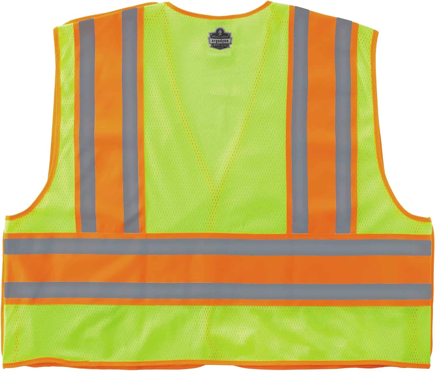 ERGODYNE GloWear 8245PSV Public Safety Reflective Vest, High Visibility, ANSI Compliant, Breakaway