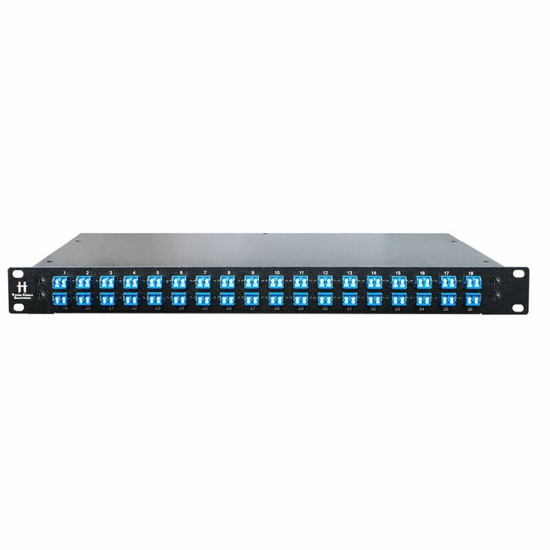 72 port Fiber optic patch panel LC single mode