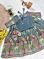 P591: Beautiful Designer Crushed Silk Lehenga Sets In Embodied Work Boders P591: Beautiful Designer Crushed Silk Lehenga Sets In Embodied Work Boders