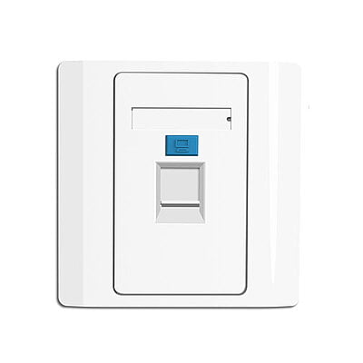 1 prot 86*86MM faceplate with Logo Print&ROOT 1 prot 86*86MM faceplate with Logo Print&ROOT