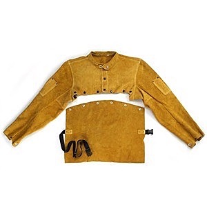 Leather cape sleeve,Kevlar sewn