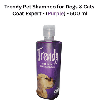 Trendy Pet Shampoo Coat Expert - (Purple) - 500 ml