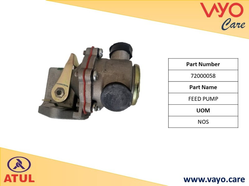 FEED PUMP - 72000058 - GEM CARGO