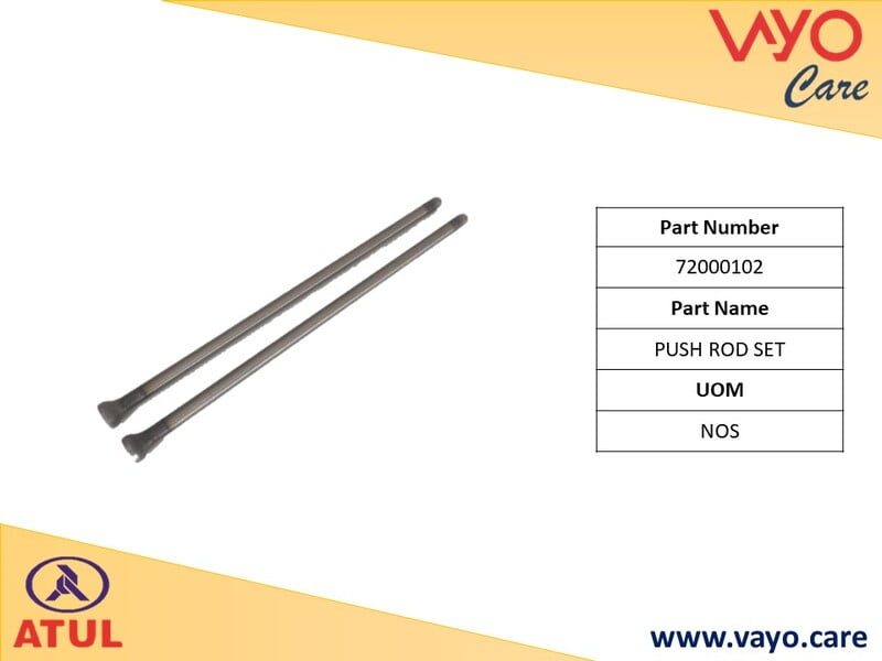 PUSH ROD SET - 72000102 - GEM CARGO