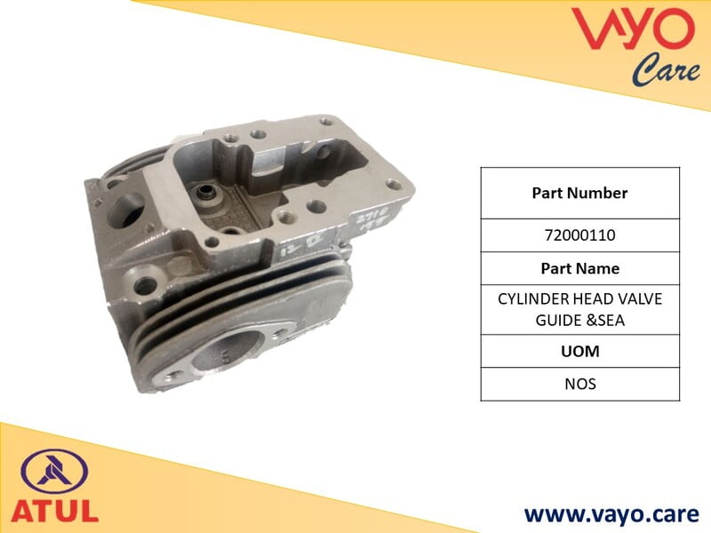 CYLINDER HEAD VALVE GUIDE &SEA - 72000110 - GEM CARGO
